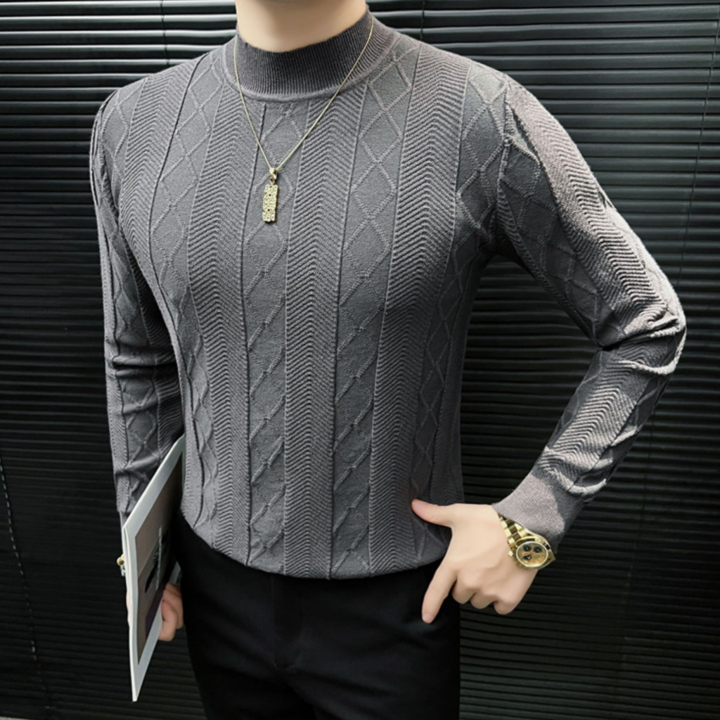 アーバンリファインパターンニット（4color） M0886