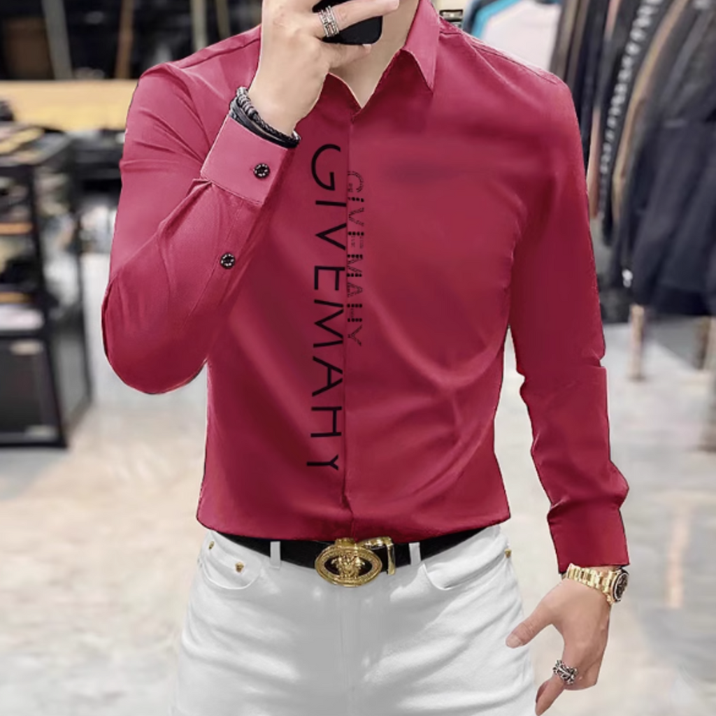 ハイエンドロゴシルエットシャツ（2color） M0603
