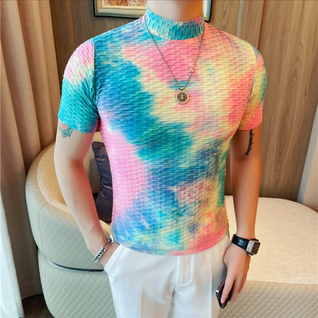グラデーションTシャツ M0665