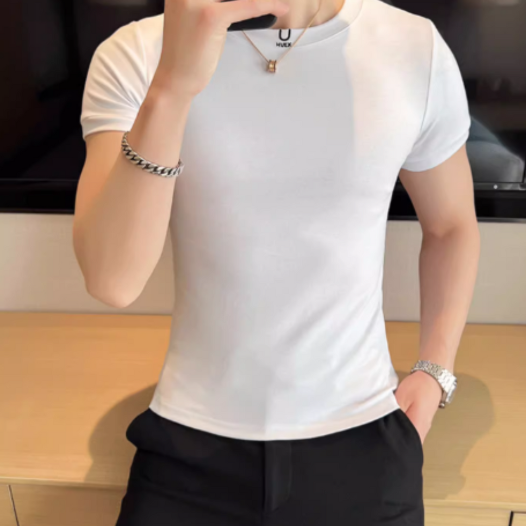 UネックロングスリーブTシャツ（4color） M0655