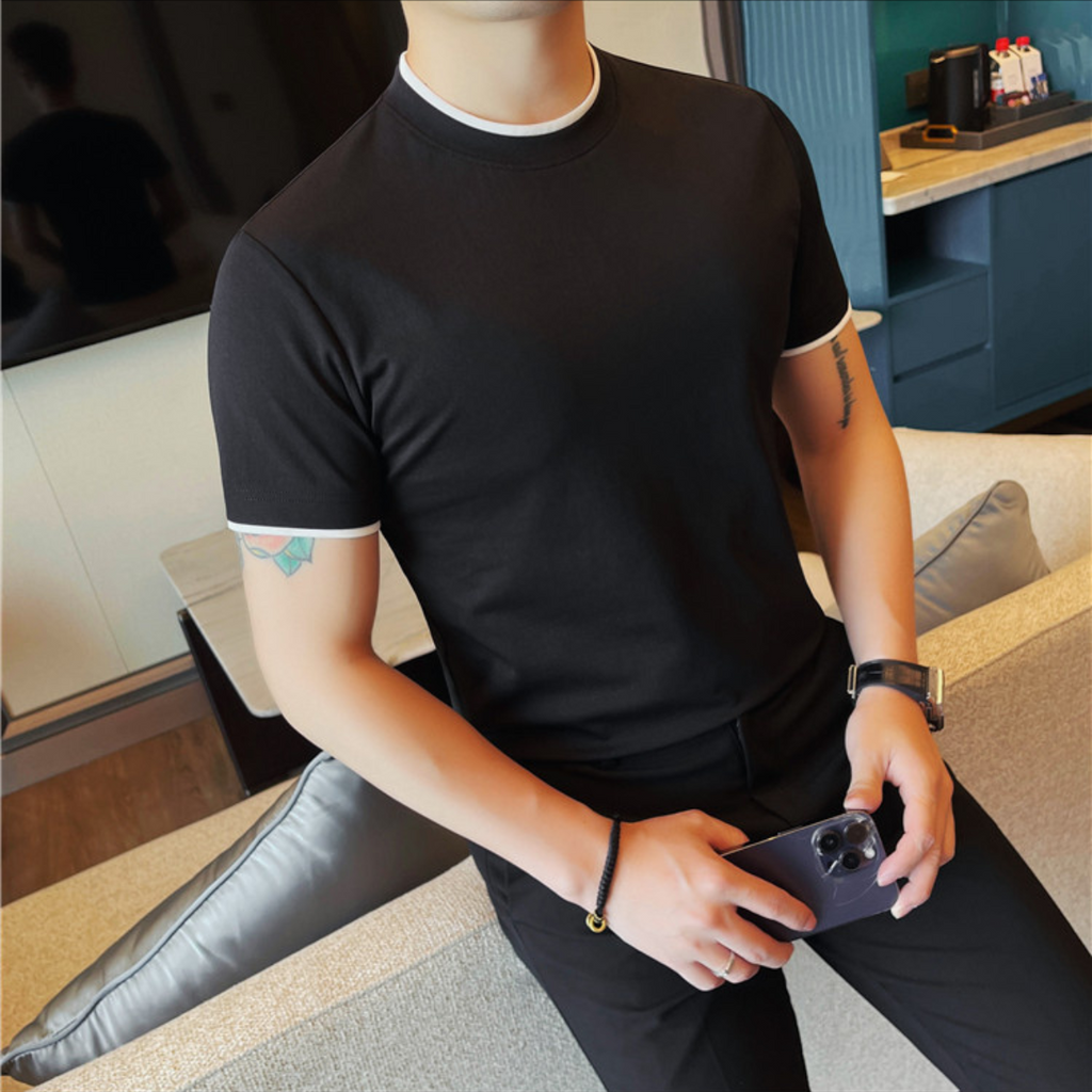 フェイクツーピースTシャツ（4color） M0668