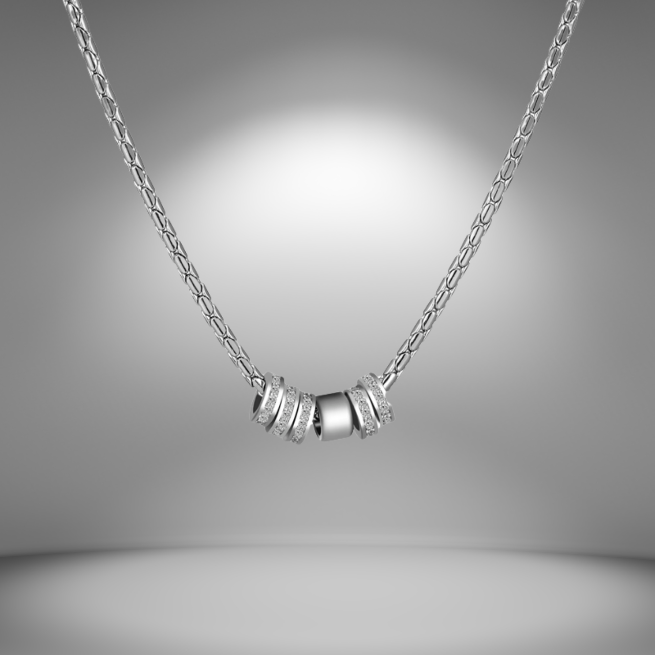 リングネックレス M0444