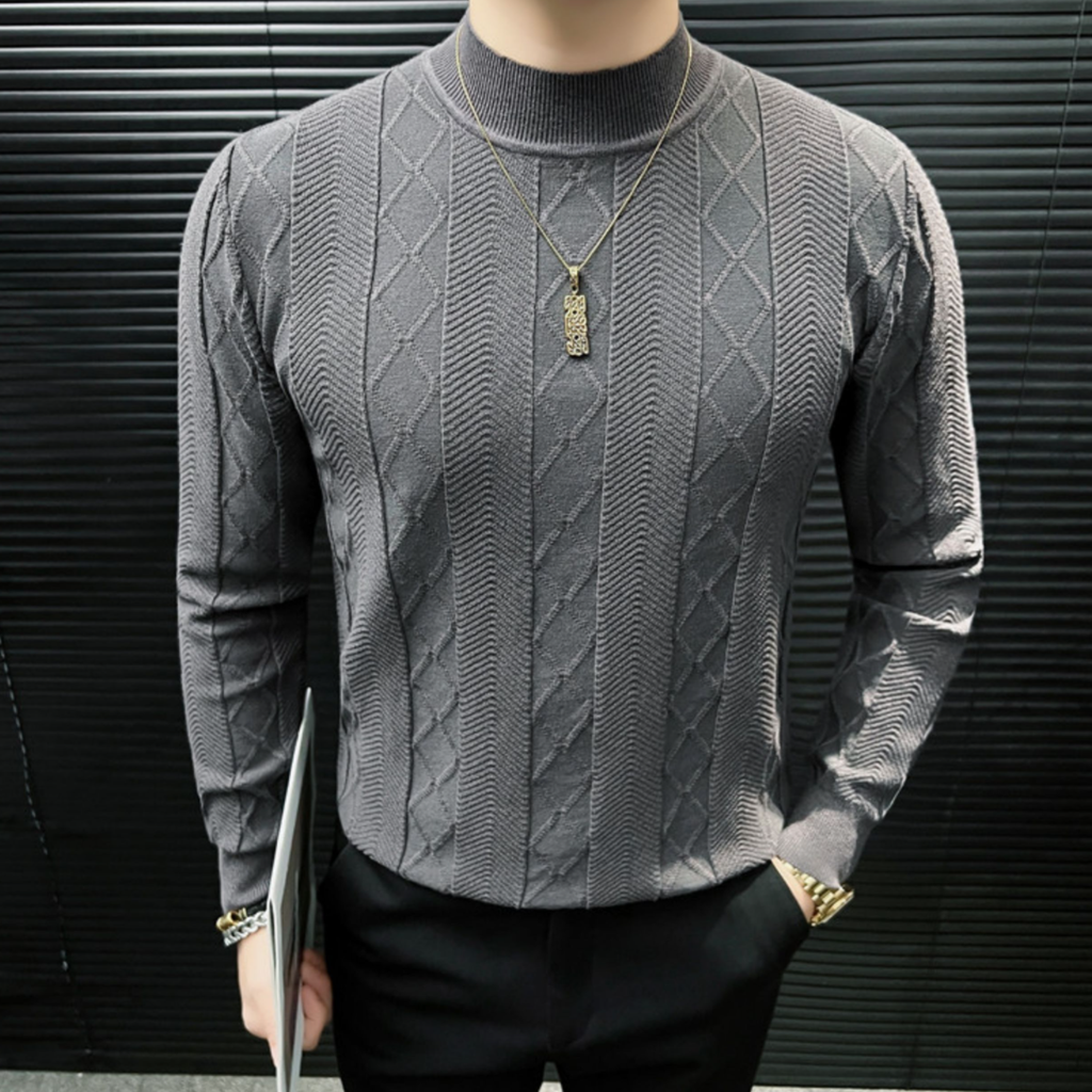 アーバンリファインパターンニット（4color） M0886
