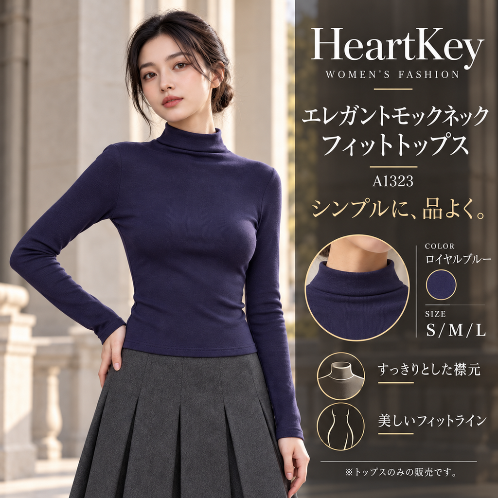 HeartKey A1323 ロイヤルブルー 広告画像