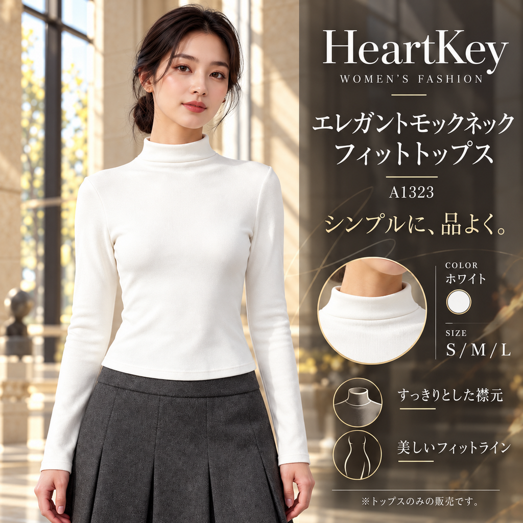 HeartKey A1323 ホワイト 広告画像