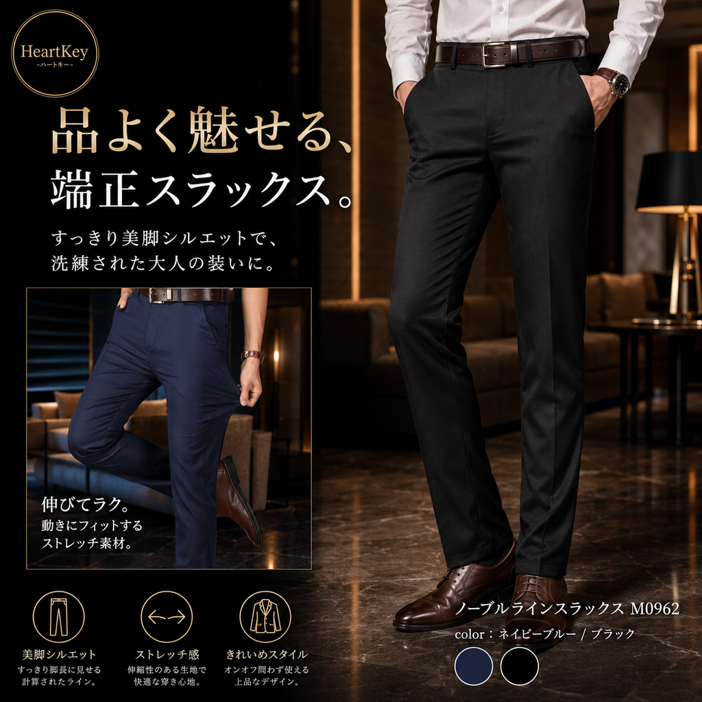 ノーブルラインスラックス M0962
