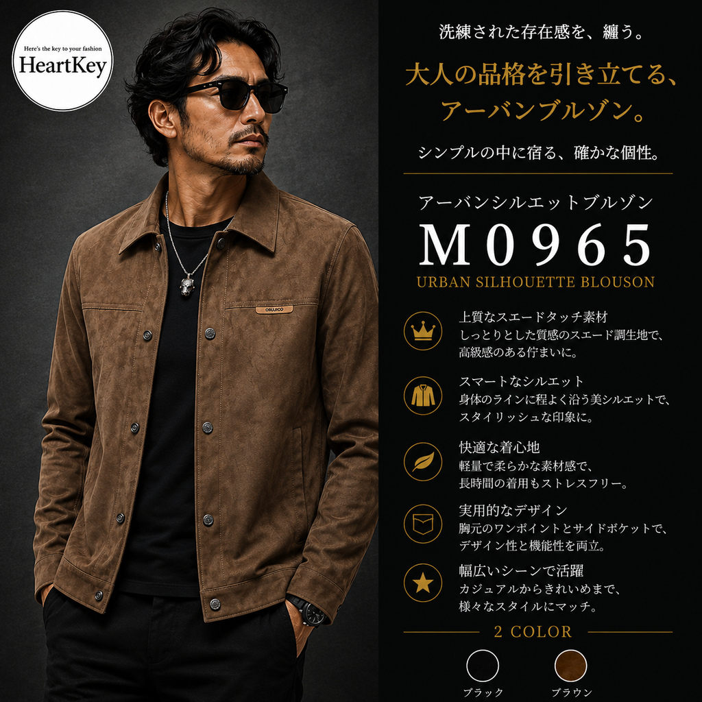 アーバンシルエットブルゾン M0965