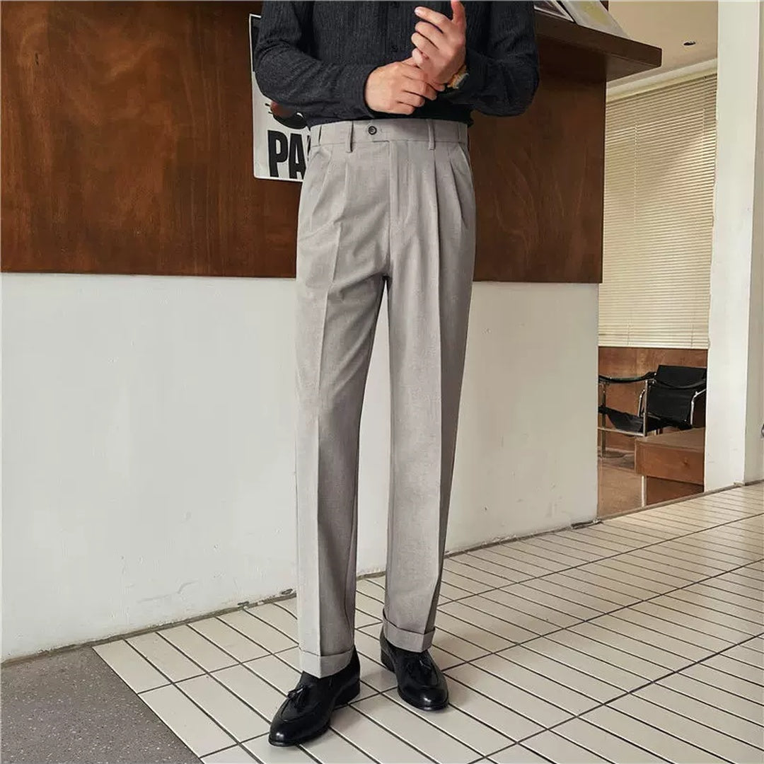 タック ストレートスラックス M1170 カーキ front