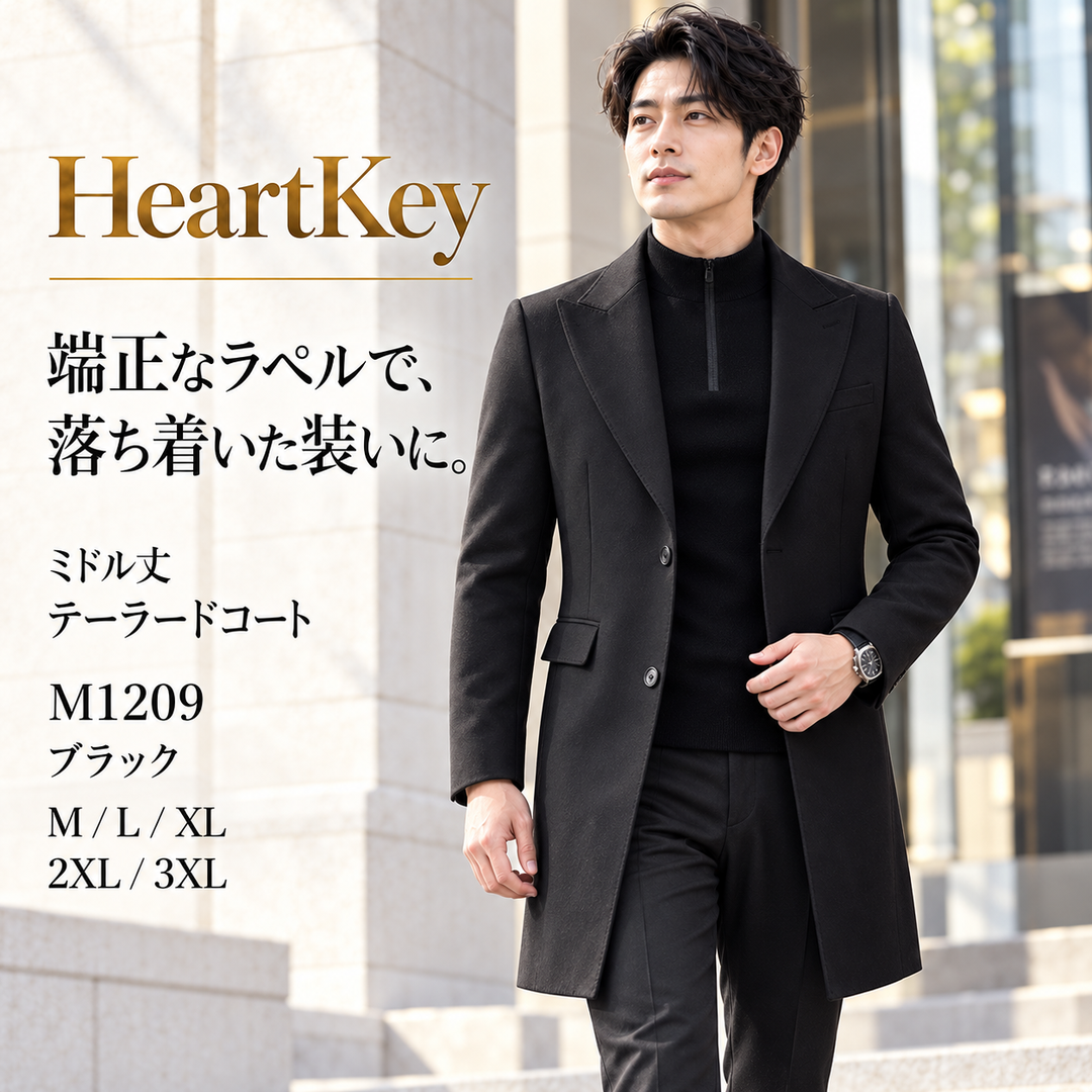 M1209 ブラック 広告 顔出しモデル 1080×1080