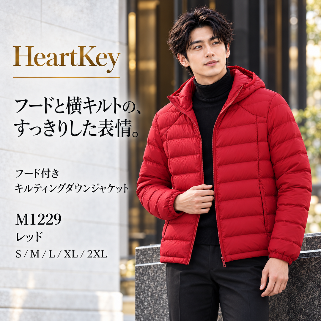 M1229 レッド 広告 顔出しモデル 1080×1080