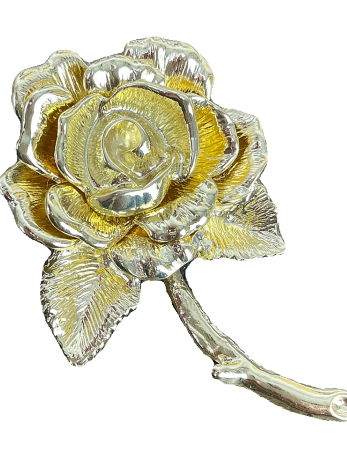 Budding multi-layered rose brooch, classical cool wind corsage, Maillard pin, New Year's series clothing