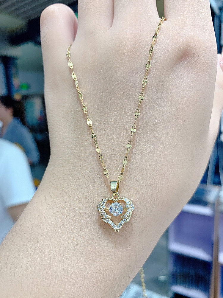 ハートネックレス（5color） A0321