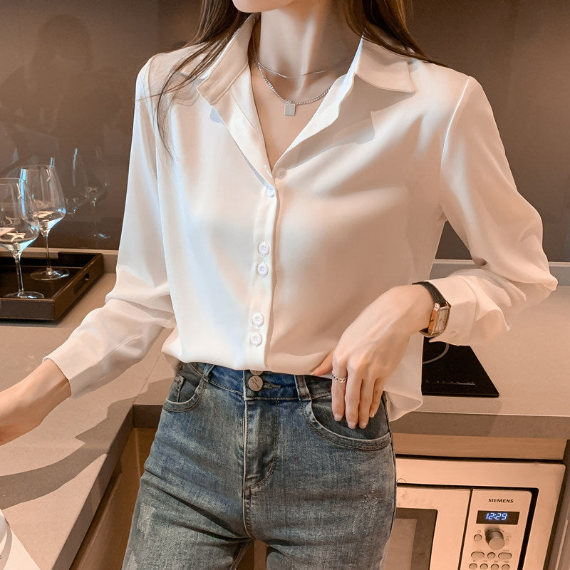 シフォンシャツ A0786