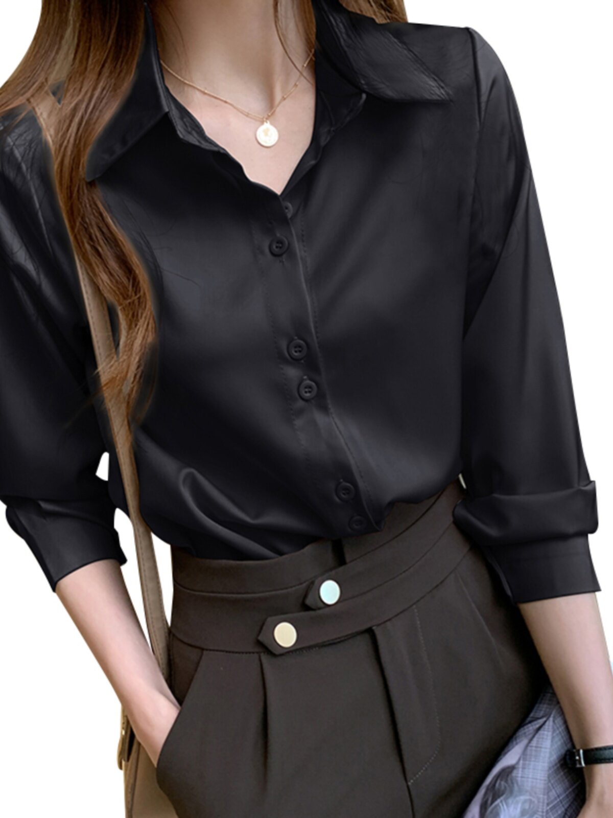 シフォンシャツ A0786