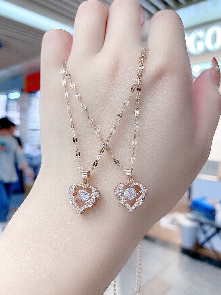 ハートネックレス（5color） A0321