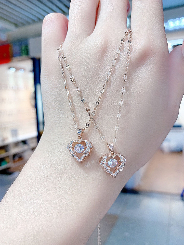 ハートネックレス（5color） A0321
