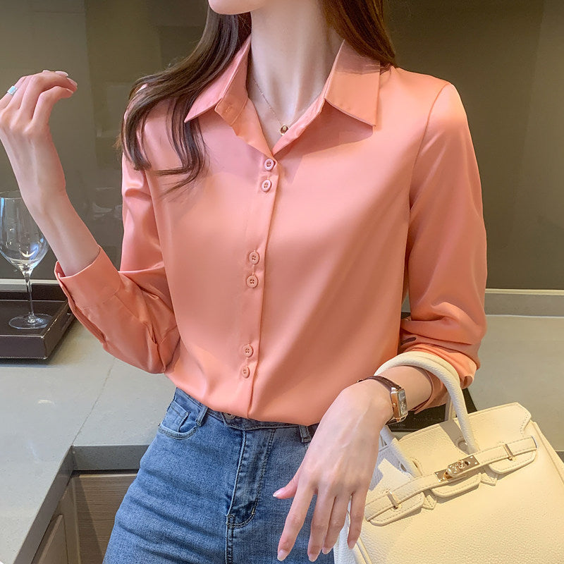 シフォンシャツ A0786