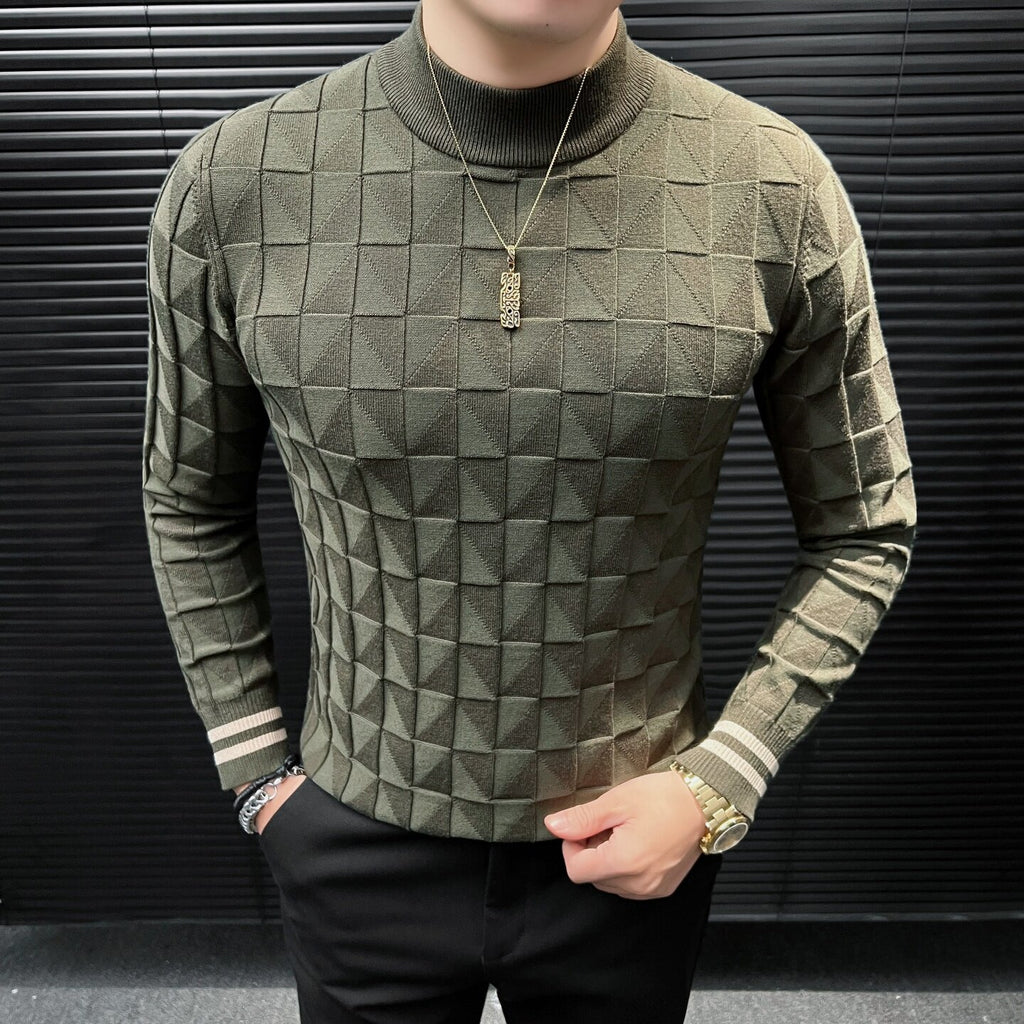 プレミアムジオメトリックシャツ(3color） M0867